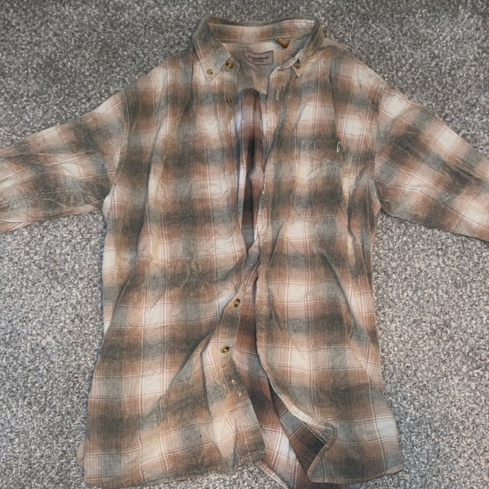 Xl Clearwater long sleeve flannel